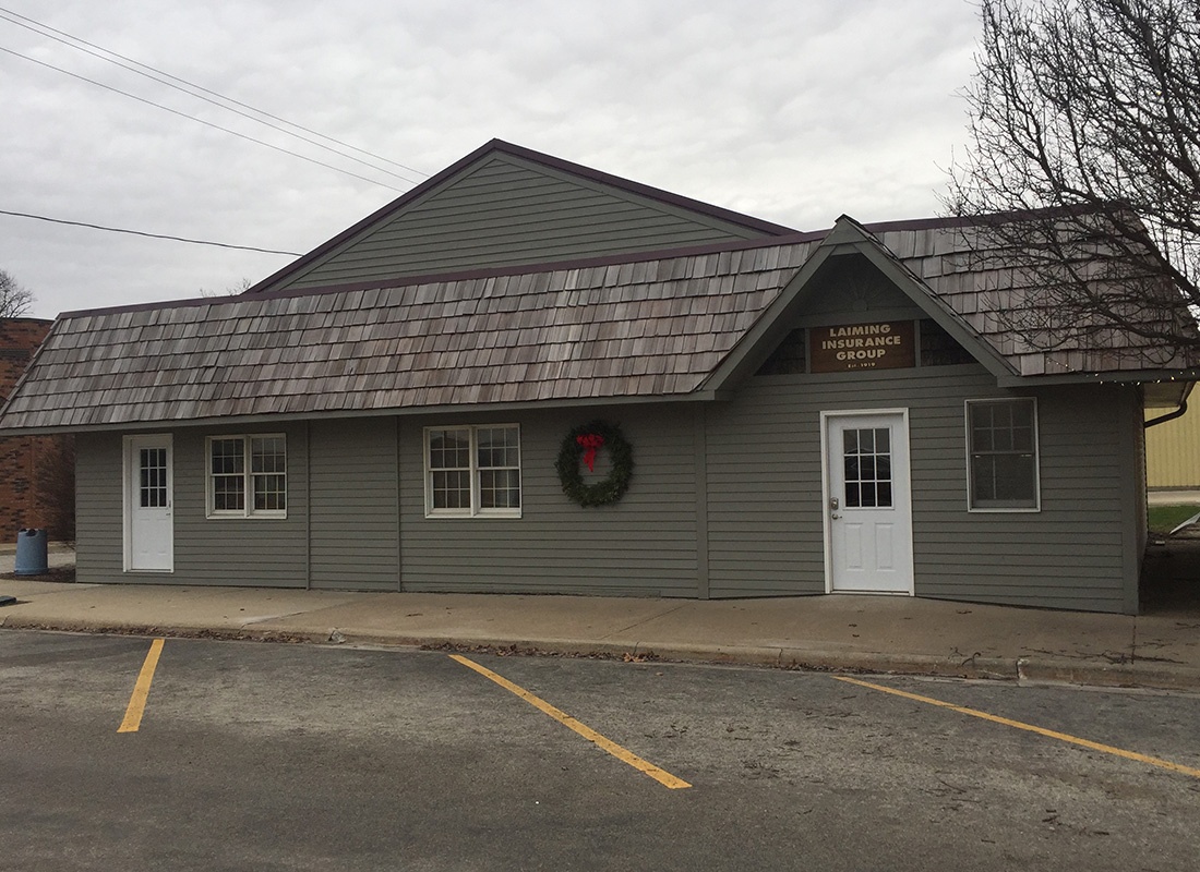 Gridley, IL - Exterior View of the Van Gundy Insurance Office in Gridley, IL