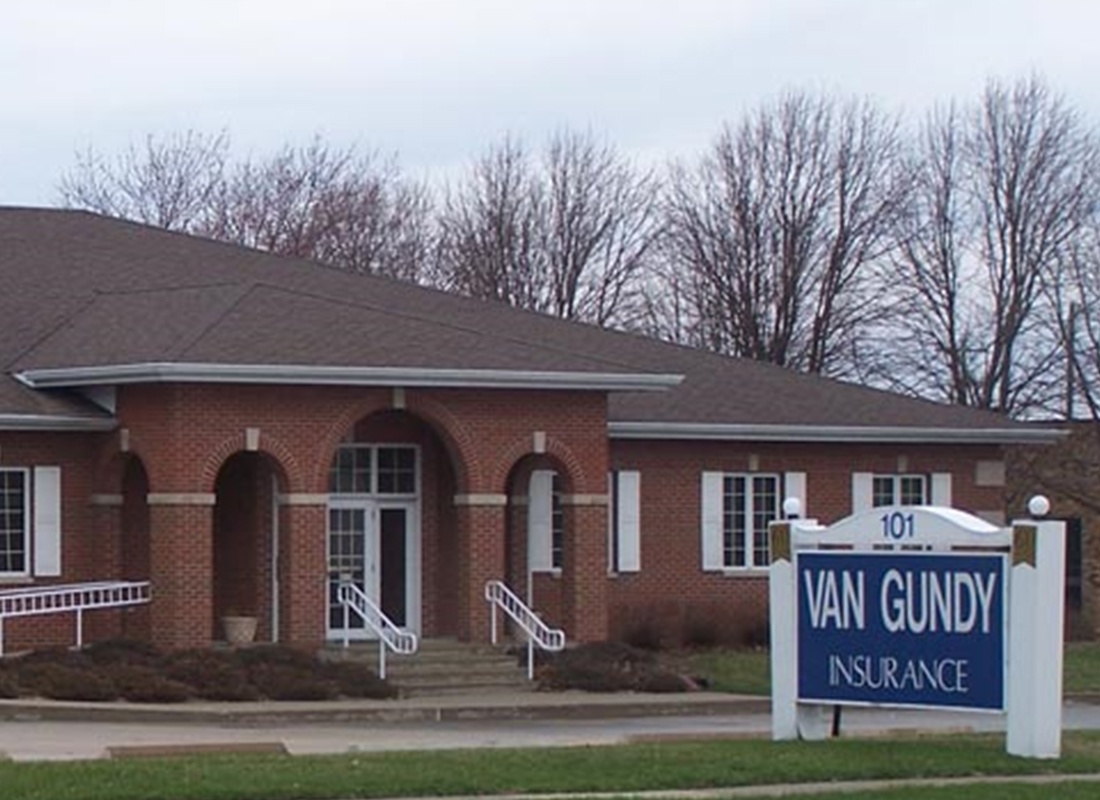 Normal, IL - Exterior View of the Van Gundy Insurance Office in Normal, IL